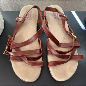 GH Bass Sunjuns Sandals Margie Strappy Summer Shoes Size 10 W